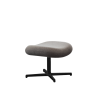 Cane-Line Pace Footstool Black, aluminium Light brown, Cane-line Zen