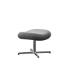 Cane-Line Pace Footstool Polished aluminium Light brown, Cane-line Zen