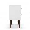 Liberty Mid Century - Modern Nightstand 2.0 (White) - Side