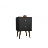 Liberty Mid Century - Modern Nightstand 2.0 - Black