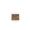 Liberty Mid Century - Modern Nightstand 2.0 - Rustic Brown and White - Top View