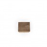 Liberty Mid Century - Modern Nightstand 2.0 - Rustic Brown and 3D Brown Prints - Top View