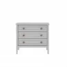 Manhattan Comfort Crown 31.29" Dresser in White Front - Manhattan Comfort Crown 31.29" Dresser in White Front