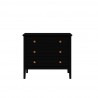 Manhattan Comfort Crown 31.29" Dresser in Black Front