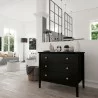 Manhattan Comfort Crown 31.29" Dresser in Black - Manhattan Comfort Crown 31.29" Dresser in Black