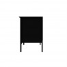 Manhattan Comfort Crown 31.29" Dresser in Black Other Side