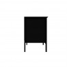 Manhattan Comfort Crown 31.29" Dresser in Black Side