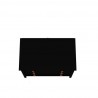 Manhattan Comfort Crown 31.29" Dresser in Black Top