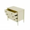 Manhattan Comfort Crown 31.29" Dresser in Off White Open - Manhattan Comfort Crown 31.29" Dresser in Off White Open
