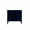Manhattan Comfort Crown 31.29" Dresser in Tatiana Midnight Blue Front