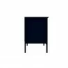 Manhattan Comfort Crown 31.29" Dresser in Tatiana Midnight Blue Side - Manhattan Comfort Crown 31.29" Dresser in Tatiana Midnight Blue Side