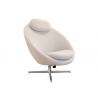 Cane-Line Pace Lounge Chair Frame incl. neck cushion Polished, aluminium White, Cane-line Scent