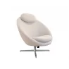 Cane-Line Pace Lounge Chair Frame incl. neck cushion Polished, aluminium White, Cane-line Scent - Cane-Line Pace Lounge Chair Frame incl. neck cushion Polished, aluminium White, Cane-line Scent