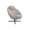 Cane-Line Pace Lounge Chair Frame incl. neck cushion Black, aluminium Light brown, Cane-line Scent