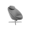 Cane-Line Pace Lounge Chair Frame incl. neck cushion Polished, aluminium