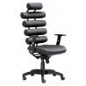 Zuo Modern Unico Office Chair in Black - Angled