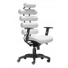 Zuo Modern Unico Office Chair in White - Side Angled