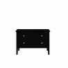 Manhattan Comfort Crown Bachelor Dresser in Black Front - Manhattan Comfort Crown Bachelor Dresser in Black Front