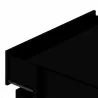 Manhattan Comfort Crown Bachelor Dresser in Black  - Manhattan Comfort Crown Bachelor Dresser in Black 