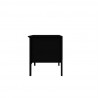 Manhattan Comfort Crown Bachelor Dresser in Black Side