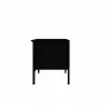 Manhattan Comfort Crown Bachelor Dresser in Black Side - Manhattan Comfort Crown Bachelor Dresser in Black Side