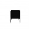 Manhattan Comfort Crown Bachelor Dresser in Black Other Side