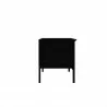 Manhattan Comfort Crown Bachelor Dresser in Black Other Side - Manhattan Comfort Crown Bachelor Dresser in Black Other Side