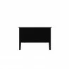 Manhattan Comfort Crown Bachelor Dresser in Black Back - Manhattan Comfort Crown Bachelor Dresser in Black Back