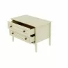 Manhattan Comfort Crown Bachelor Dresser in Off White Open - Manhattan Comfort Crown Bachelor Dresser in Off White Open