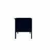 Manhattan Comfort Crown Bachelor Dresser in Tatiana Midnight Blue Side - Manhattan Comfort Crown Bachelor Dresser in Tatiana Midnight Blue Side