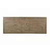 Alpine Furniture Newberry Extension Dining Table, Salvaged Grey - Top Angle - Alpine Furniture Newberry Extension Dining Table, Salvaged Grey - Top Angle