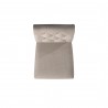 Alpine Furniture Newberry Set of 2 Button Tufted Parson Chairs in Weathered Natural - Top View