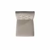 Alpine Furniture Newberry Set of 2 Button Tufted Parson Chairs in Weathered Natural - Top View - Alpine Furniture Newberry Set of 2 Button Tufted Parson Chairs in Weathered Natural - Top View