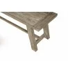 Alpine Furniture Newberry Bench, Salvaged Grey - Closeup Angle - Alpine Furniture Newberry Bench, Salvaged Grey - Closeup Angle