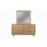 Alpine Furniture Easton Mirror - Front with Nightsand - Alpine Furniture Easton Mirror - Front with Nightsand