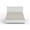 Alpine Furniture Stapleton Queen Panel Bed in White - Front View