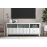 Alpine Furniture Stapleton TV Console in White - Lifestyle