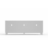 Alpine Furniture Stapleton TV Console in White - Back