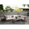 Sunset West Coronado Wicker Sectional With Cushions - Lifestyle