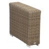Sunset West Coronado Wicker Wedge Table - Front Side Angle