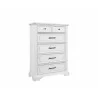 Alpine Furniture Clara Chest - Front Side Angle - Alpine Furniture Clara Chest - Front Side Angle