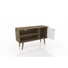 Liberty 42. - Rustic Brown and White - Drawer Opened