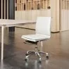 Zuo Modern Lider Plus Armless Office Chair in White - Lifestyle - Zuo Modern Lider Plus Armless Office Chair in White - Lifestyle
