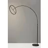 Adesso Falcon LED Arc Lamp With Smart Switch Side - Adesso Falcon LED Arc Lamp With Smart Switch Side