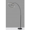 Adesso Falcon LED Arc Lamp With Smart Switch Front - Adesso Falcon LED Arc Lamp With Smart Switch Front