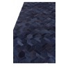 Natural Hide Cowhide Navy Area Rug 2158-02