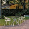 Compamia Mila Dining Set with 2 Arm Chairs White - Compamia Mila Dining Set with 2 Arm Chairs White