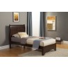 Alpine Furniture West Haven Twin Bed in Cappuccino