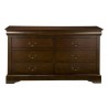 Alpine Furniture West Haven Dresser in Cappuccino - Front