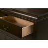 Alpine Furniture West Haven Dresser in Cappuccino - Drawer Close-up